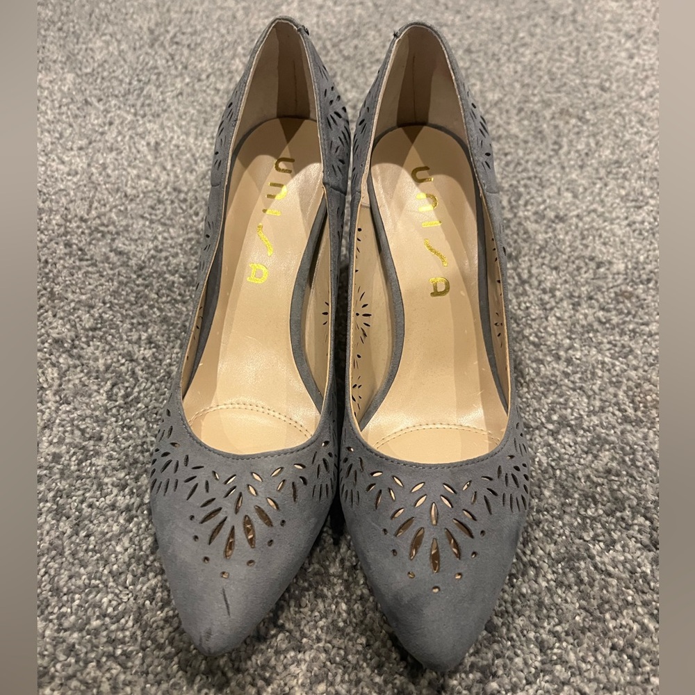 Unisa Elegant Gray Heels